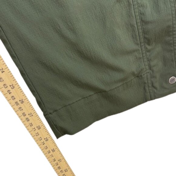 Athleta Trekkie Parachute Pants Olive Green Size 14 - Picture 10 of 13